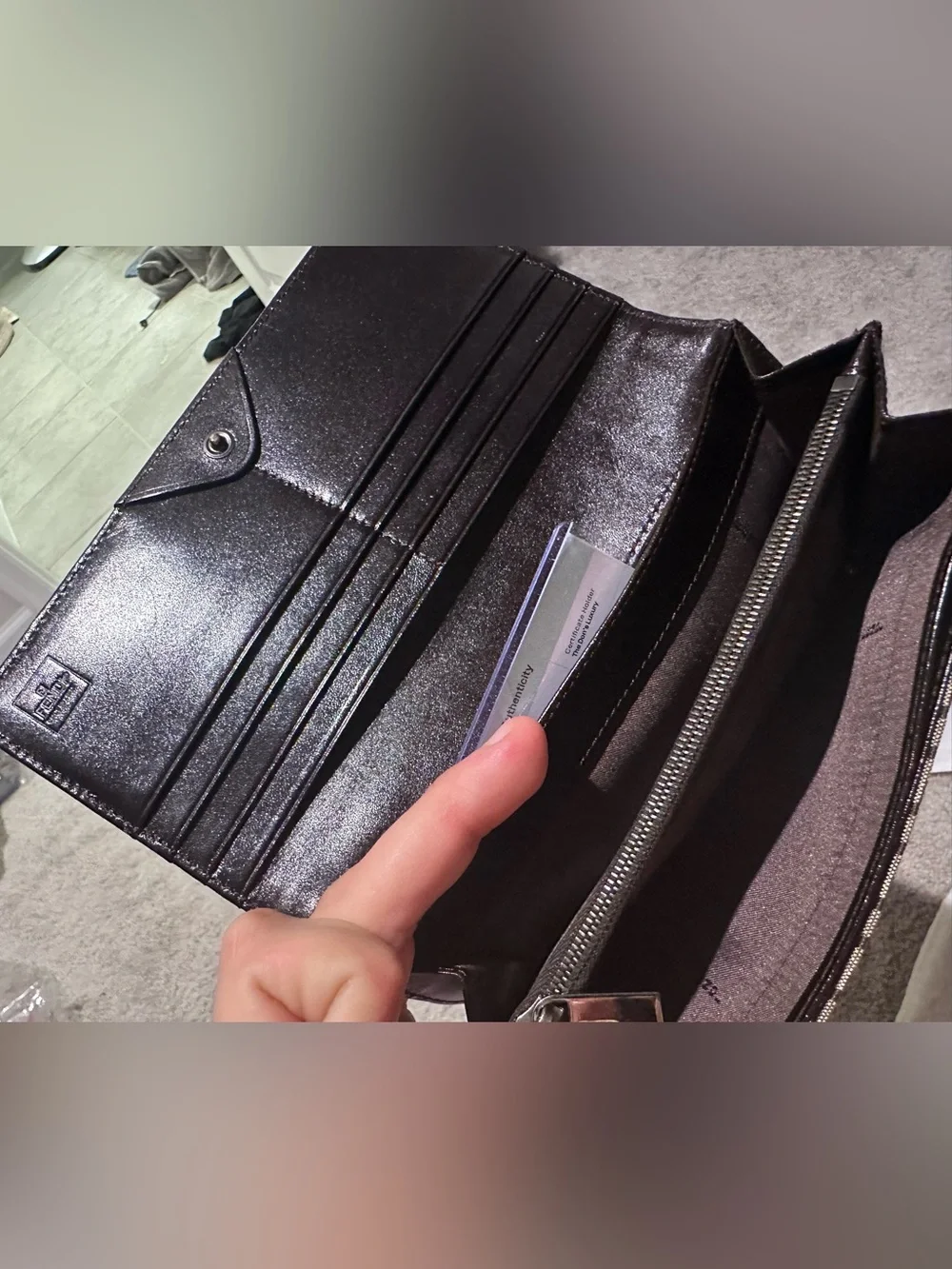 Fendi Brown Monogram Wallet